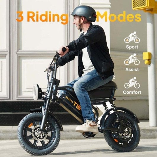 Bicicleta Eléctrica Urlife T16 250W 48V Todoterreno 16"