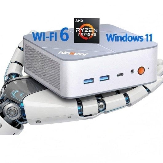 Mini PC Ninkear AMD Ryzen 7 8745HS 16GB 1TB SSD Radeon 780M Windows 11 Pro Wi-Fi 6
