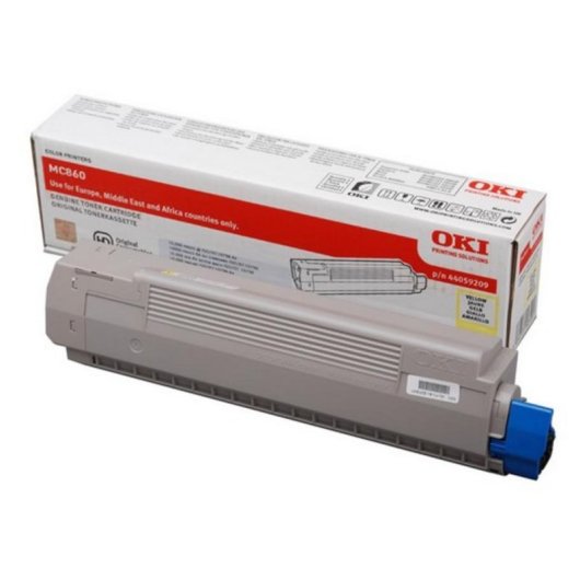 Original Gelb Toner OKI MC860 LED CX2633