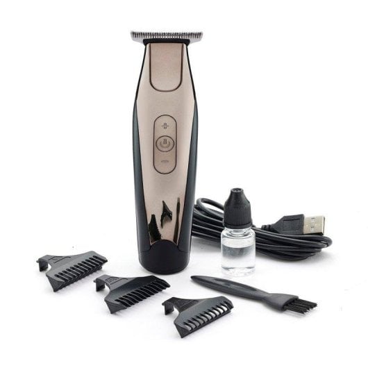 Máquina de Cortar Cabelo Dahlbergs Scandinavia Algot Sem Fios 120min 3 Pentes Aço Inox