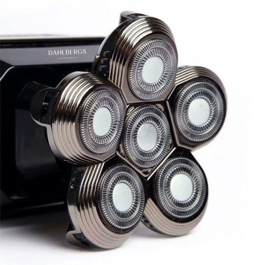 Afeitadora Cabeza Dahlbergs Scandinavia Eskil Inalámbrica 90min Seco y Húmedo 6 Cabezales Pantalla LED