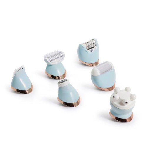 Épilateur Électrique Dahlbergs Scandinavia Freja DPE-12 sans Fil 2 Vitesses 7 Têtes Wet & Dry