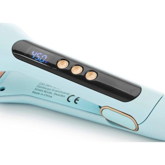 Plancha de Pelo Cerámica Dahlbergs Scandinavia Tindra 230ºC Placas Anchas Autoapagado Negro