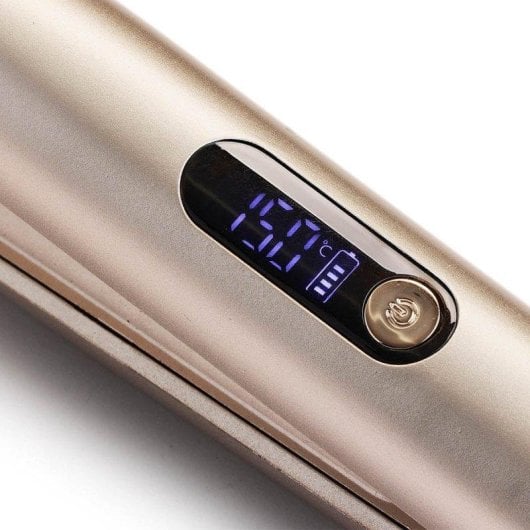 Plancha de Pelo Cerámica Inalámbrica Dahlbergs Scandinavia Tova 180°C 3 Ajustes Pantalla LED Compacta