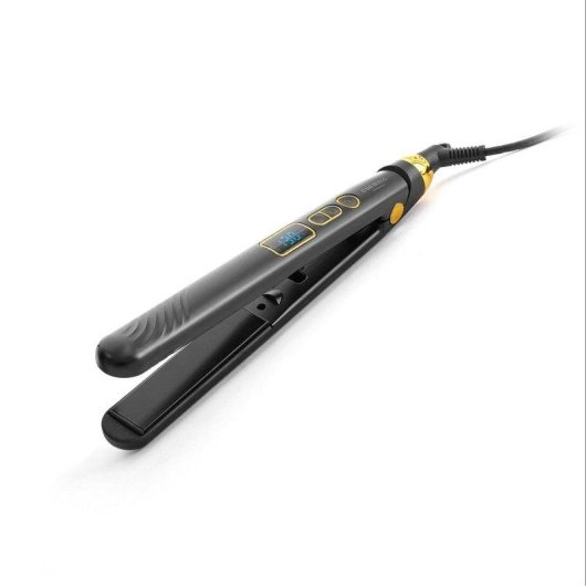 Plancha de Pelo Cerámica Dahlbergs Scandinavia Ingrid 210°C 5 Ajustes Autoapagado Pantalla LED Negro y Dorado