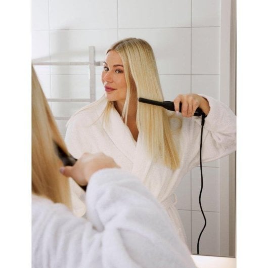 Prancha de Cabelo Cerâmica Turmalina Dahlbergs Scandinavia Tyra 230ºC Visor Digital