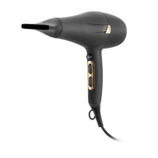 Secador de Pelo Profesional Dahlbergs Scandinavia Svea 2200W 3 Temperaturas 2 Velocidades Aire Frío Negro y Dorado