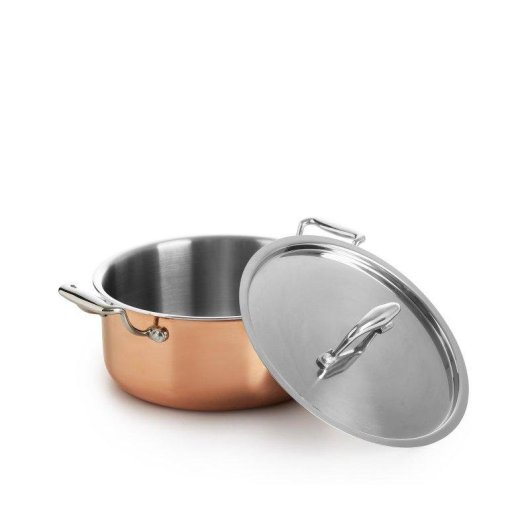 Caçarola Jernverket Copper 22 cm Tri-Ply Alumínio Aço Inoxidável