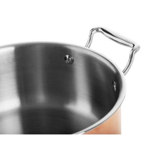 Caçarola Jernverket Copper 22 cm Tri-Ply Alumínio Aço Inoxidável