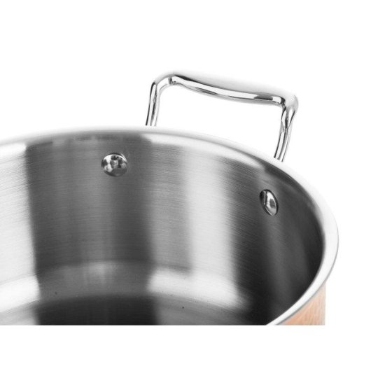 Panela de cobre martelado Jernverket 22 cm com tampa