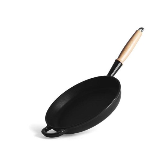 Sartén Jernverket Hierro Fundido 28 cm Negra con Mango de Madera