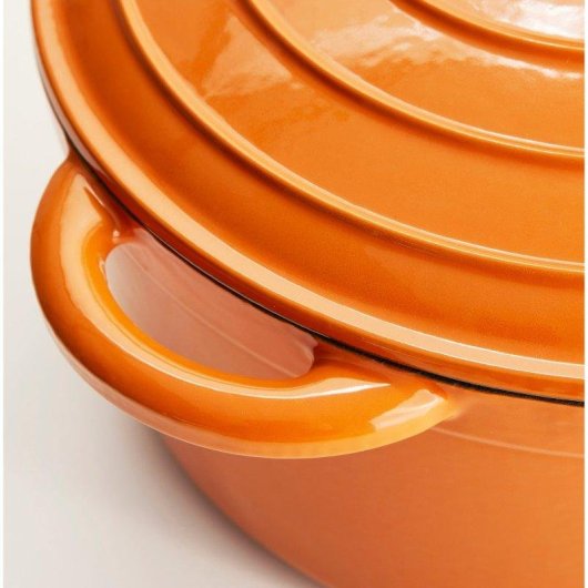 Panela de ferro fundido Jernverket 7 L Laranja