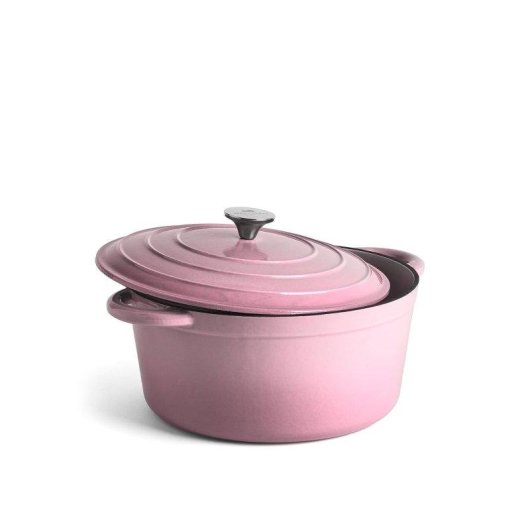 Olla de Hierro Fundido Jernverket 7 L Rosa Retro