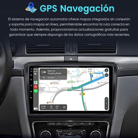 Autoradio JUNSUN 2+64gb Android 15 CarPlay GPS Wifi