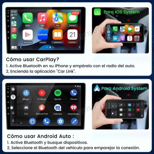 Autoradio Junsun 10.1 Android 15 CarPlay GPS Suzuki Swift