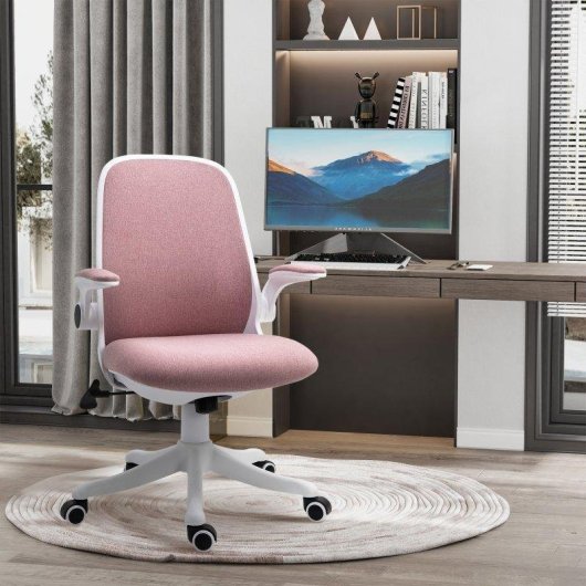 Bürostuhl Welltin 921-330PK Ergonomisch Verstellbar Rosa 120kg