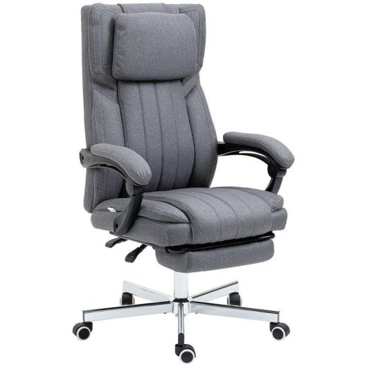 Cadeira de escritorio Welltin 921-625V90GY Massagem Repos-pies
