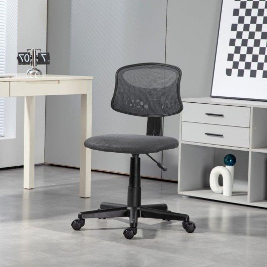 Chaise de Bureau Grise 921-772V00GY Maille Respirante