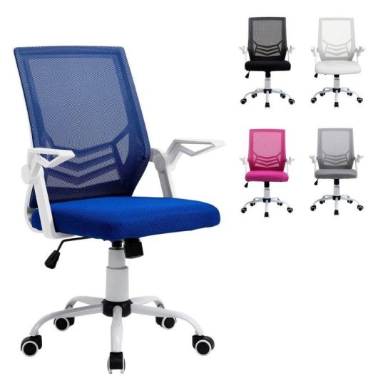 Cadeira de Escritorio Ergonomica Welltin T1008 Azul