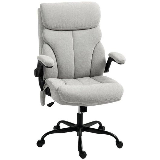 Chaise de bureau Welltin 921-809V90GY Massage lombaire et chaleur