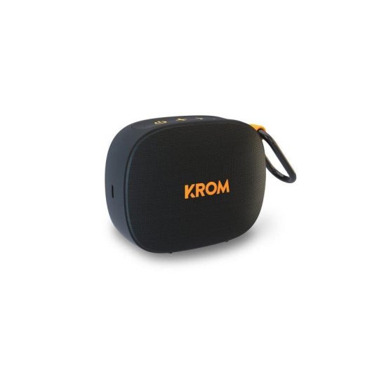 Colunas Krom Groovy Portátil Bluetooth 5W com IPX5 e TWS