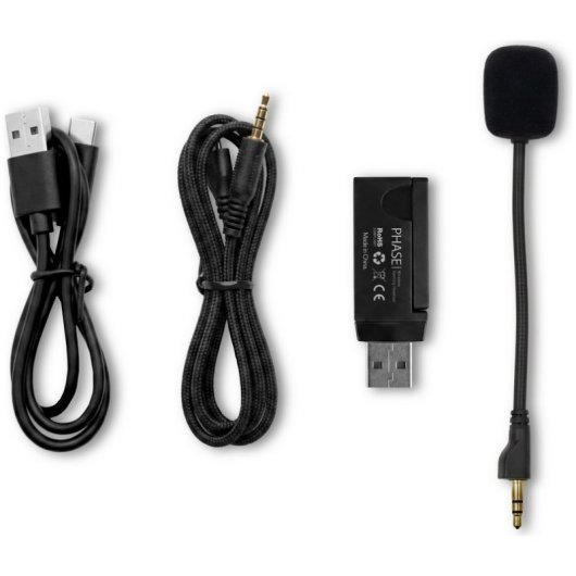 Cuffie Krom Phase Wireless Bluetooth 5.3 Gaming Nero con Microfono