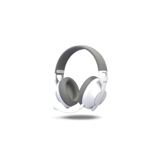 Auriculares Krom Phase Wireless Bluetooth 5.3 Gaming Branco com Microfone