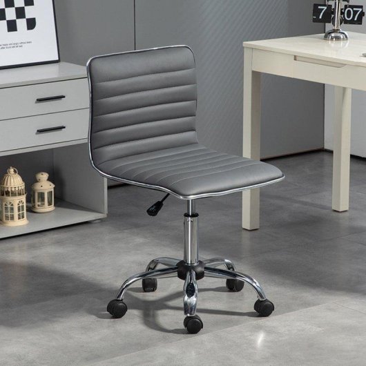 Silla de Escritorio Giratoria Welltin T1008 Gris Oscuro Altura Ajustable