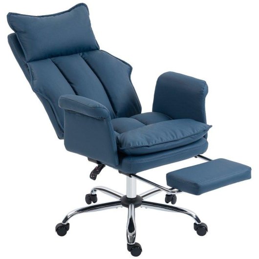 Sedia da scrivania Welltin 921-931V00BU Blu PU