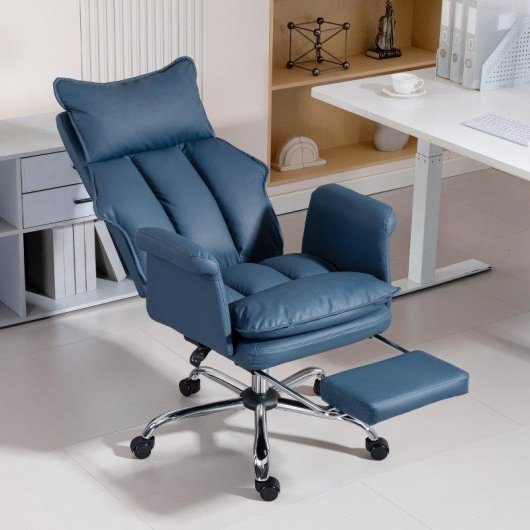 Sedia da scrivania Welltin 921-931V00BU Blu PU