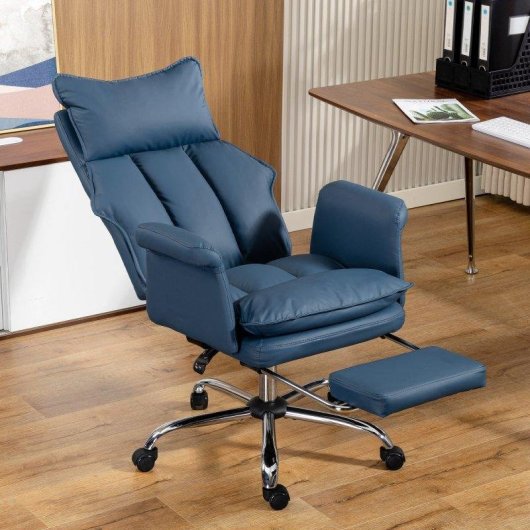 Sedia da scrivania Welltin 921-931V00BU Blu PU
