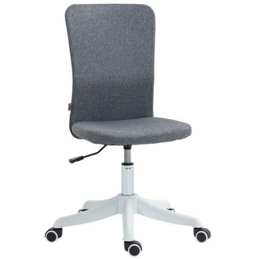 Silla de Oficina Welltin Gris Ajustable Lino Sintético 120 kg