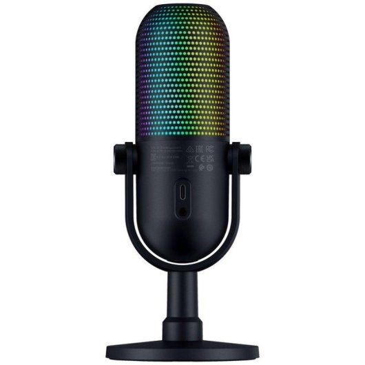 Microfono Razer Seiren V3 Chroma USB supercardioide DSP 32 bit