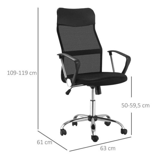 Silla de oficina Welltin A2-0093 ergonómica giratoria respaldo curvo malla transpirable