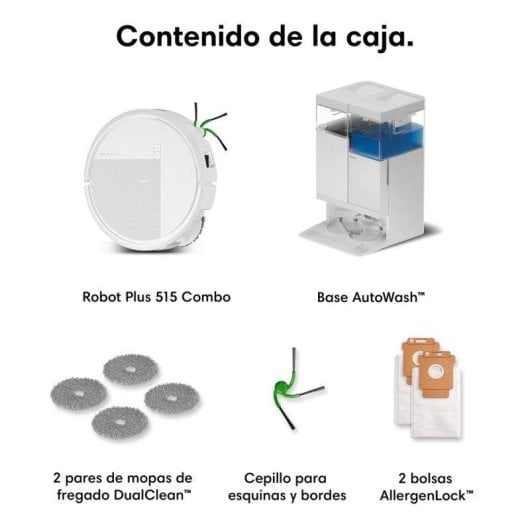 Aspirateur Robot et Laveur iRobot Roomba Plus 515 Combo AutoWash Navigation LiDAR 22.000 Pa