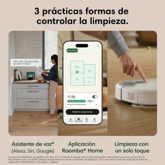 Aspirateur Robot et Laveur iRobot Roomba Plus 515 Combo AutoWash Navigation LiDAR 22.000 Pa