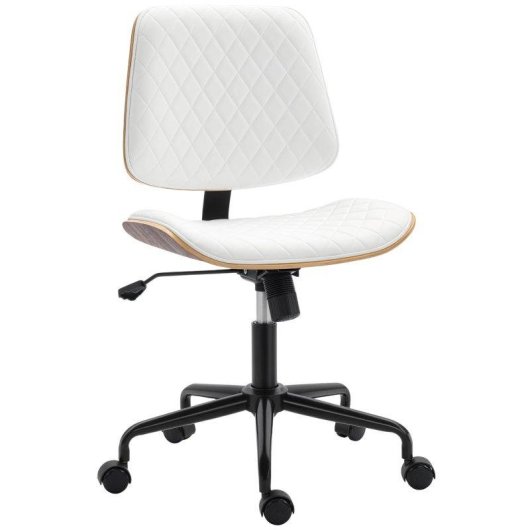 Chaise de bureau ergonomique Welltin T1008 blanc vintage