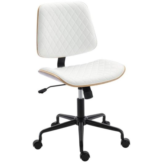 Chaise de bureau ergonomique Welltin T1008 blanc vintage