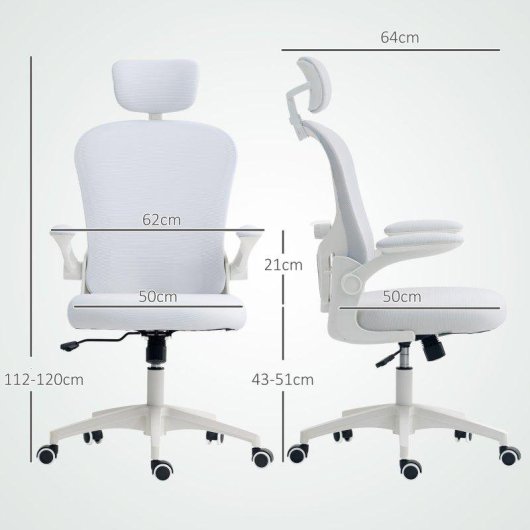 Silla de Oficina Ergonómica Welltin con Soporte Lumbar 4D y Reposacabezas Ajustable