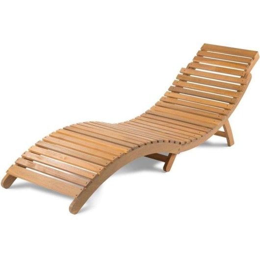 Chaise longue Fieldmann Adria FDZN 4009-T pieghevole Acacia