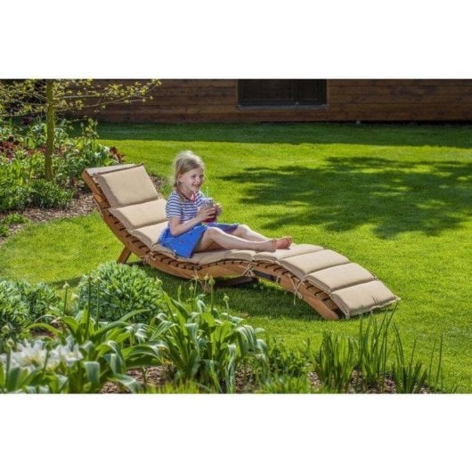 Chaise longue Fieldmann Adria FDZN 4009-T pieghevole Acacia