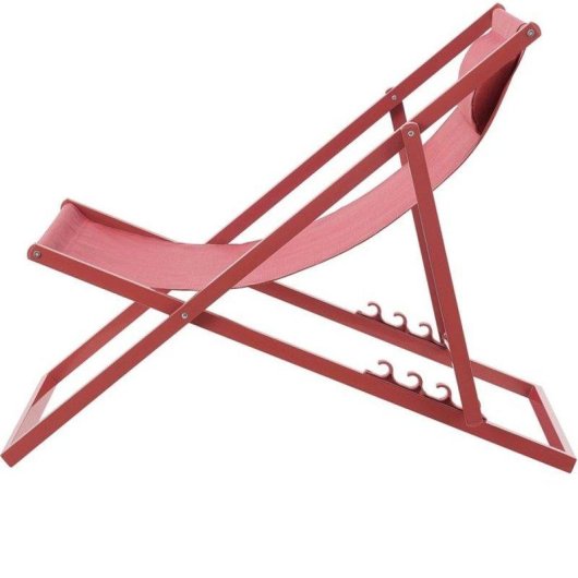 Tumbona reclinable Sabaideco Paros Terracota Textilene Exterior Plegable