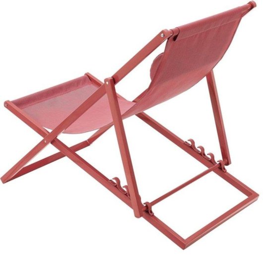 Tumbona reclinable Sabaideco Paros Terracota Textilene Exterior Plegable