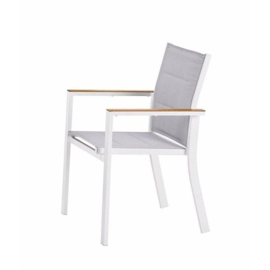 Conjunto de Jantar Exterior Louna Sabaideco Extensivel Alumínio 8 Lugares