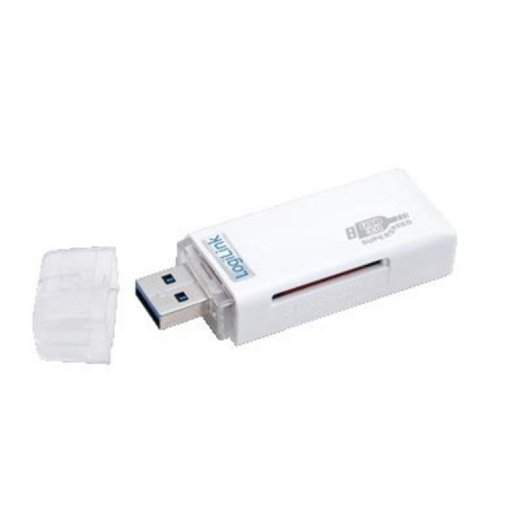 Leitor de Cartoes LogiLink CR0034 USB 3.2 Gen 1 Branco Plug and Play