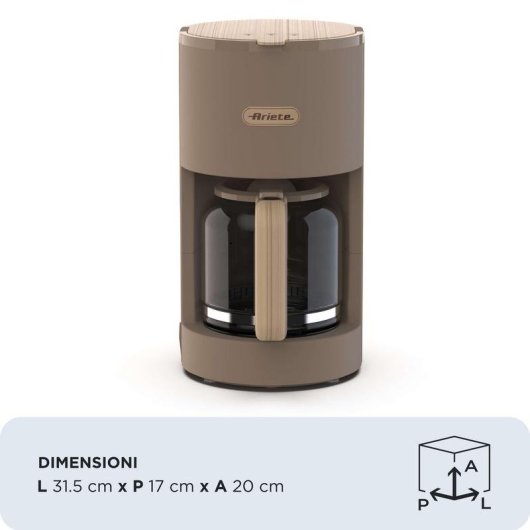 Cafetière à filtre Ariete 1394 900 W 12 Tasses Fonction maintien au chaud