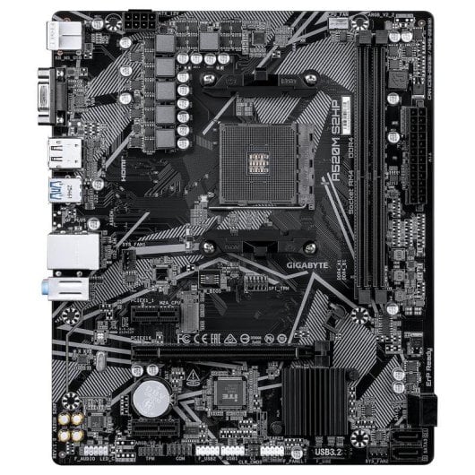 Scheda Madre GIGABYTE A520M S2HP AMD A520 Socket AM4 DDR4 Micro ATX Ethernet Gigabit RGB