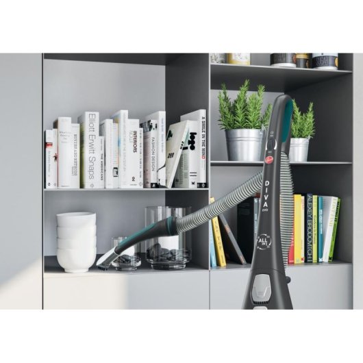 Aspirador sem Saco Hoover Diva DVE02BL 750W 0,8L Preto Turquesa