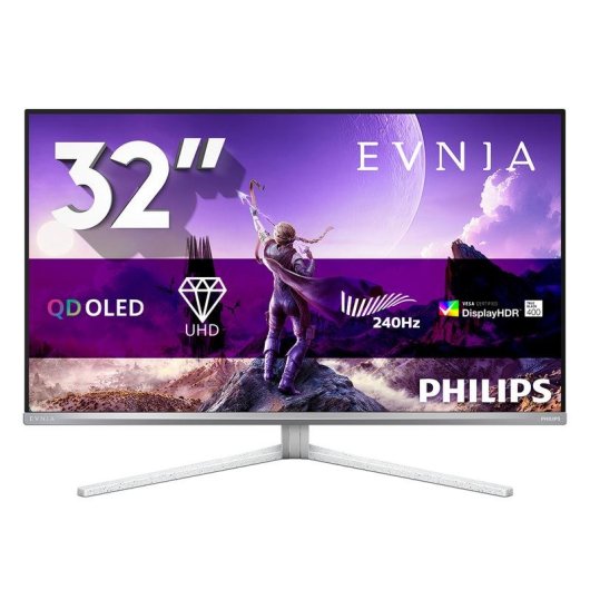Écran PC Philips Evnia 8000 32M2N8900AM/00 31,5" UltraHD 4K 240Hz QD-OLED ajustable