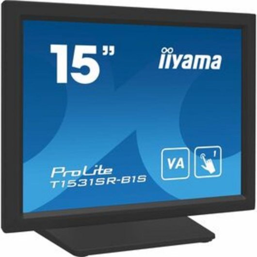 Monitor iiyama T1531SR-B1S 15" XGA LCD VA Touch Lautsprecher VESA 18ms